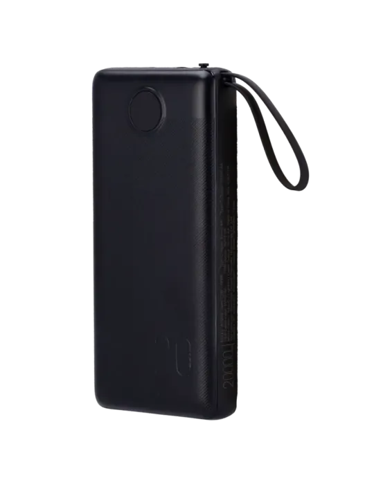 Veger Power Bank - Capacidad 20000mAh - Entradas USB-C y Cable USB-A -