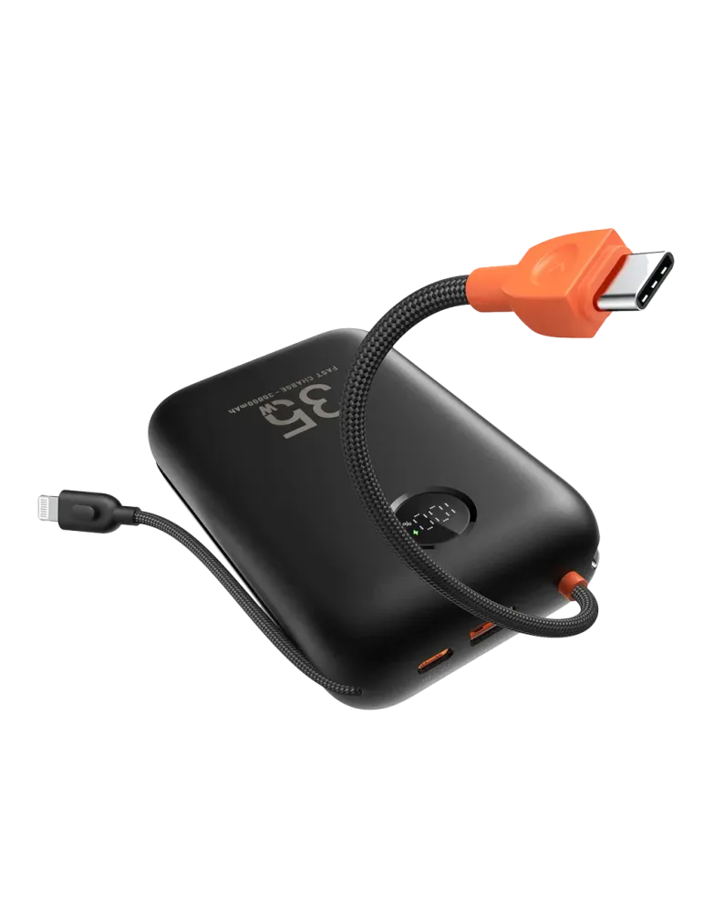 Veger Power Bank - Capacidad 30000mAh - Entradas USB-C y Cable USB-C -
