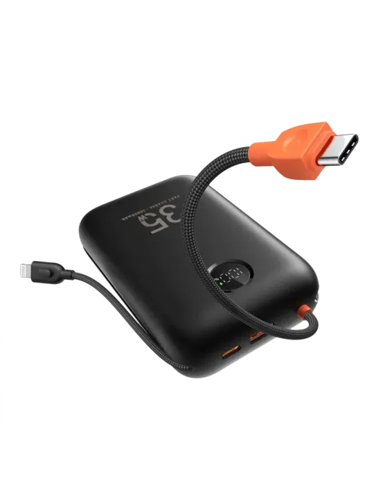 Veger Power Bank - Capacidad 30000mAh - Entradas USB-C y Cable USB-C -