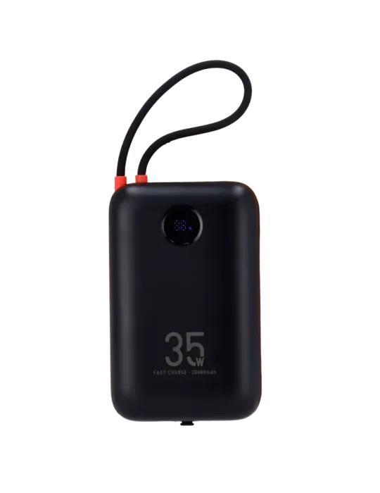 Veger Power Bank - Capacidad 30000mAh - Entradas USB-C y Cable USB-C -