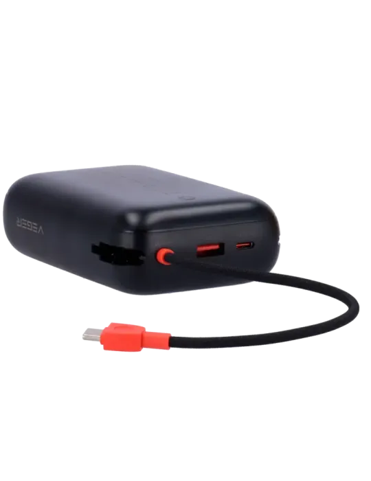 Veger Power Bank - Capacidad 30000mAh - Entradas USB-C y Cable USB-C -