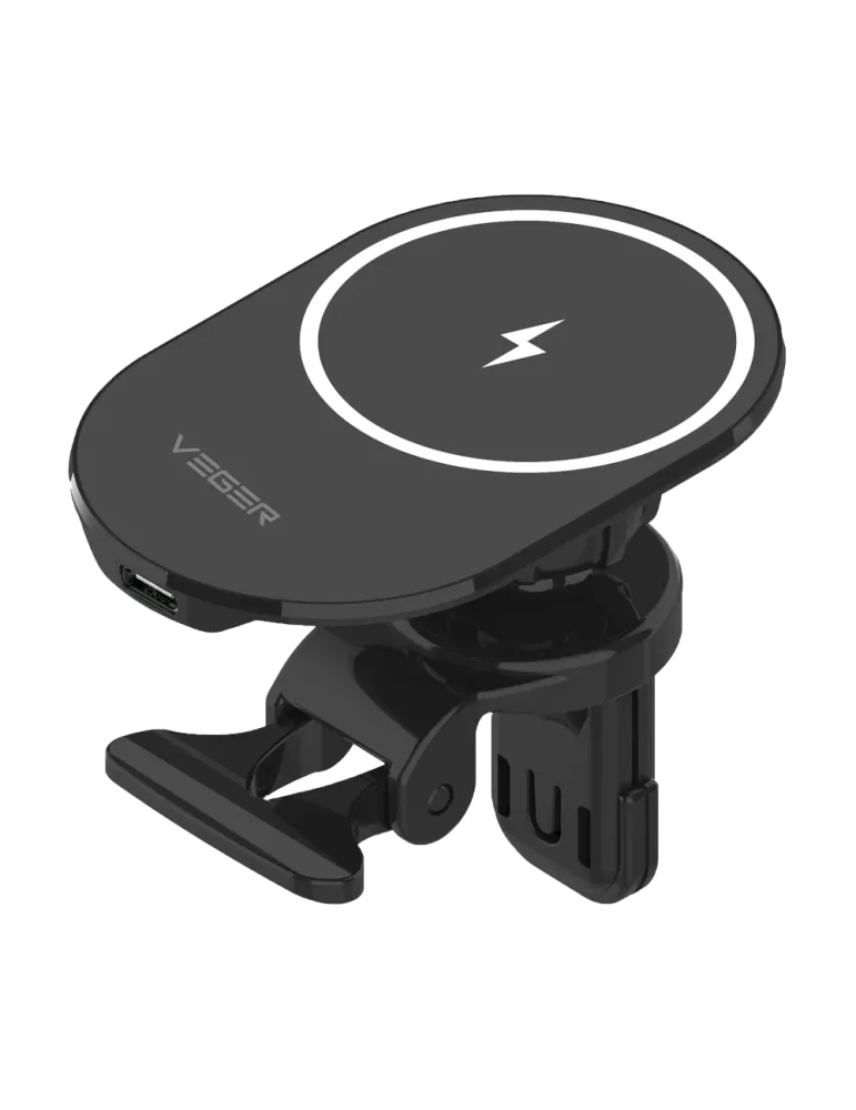 VEGER Cargador inalámbrico VEGER - Potencia 15W - Entrada USB-C - Carg