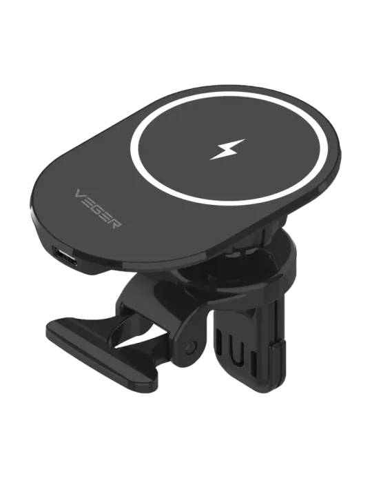 VEGER Cargador inalámbrico VEGER - Potencia 15W - Entrada USB-C - Carg
