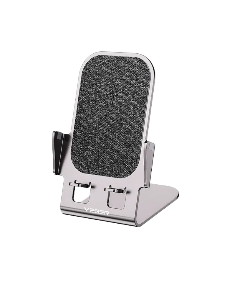 VEGER Cargador inalámbrico VEGER - Potencia 15W - Entrada USB-C - Carg