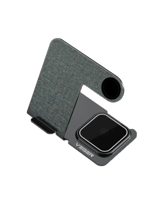 VEGER Cargador inalámbrico VEGER - Potencia 15W - Entrada USB-C - Carg