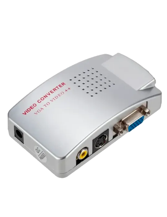 MARCA BLANCA Adaptador de vídeo - Entradas: VGA - Salida: VGA, S-VIDEO