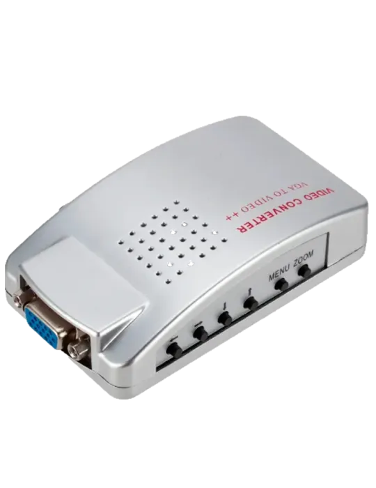 MARCA BLANCA Adaptador de vídeo - Entradas: VGA - Salida: VGA, S-VIDEO