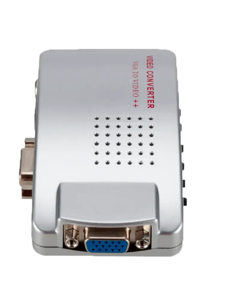 MARCA BLANCA Adaptador de vídeo - Entradas: VGA - Salida: VGA, S-VIDEO