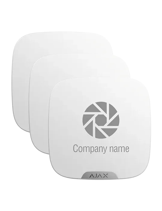 AJAX Pack 10 cubiertas personalizables para sirena exterior - Color bl