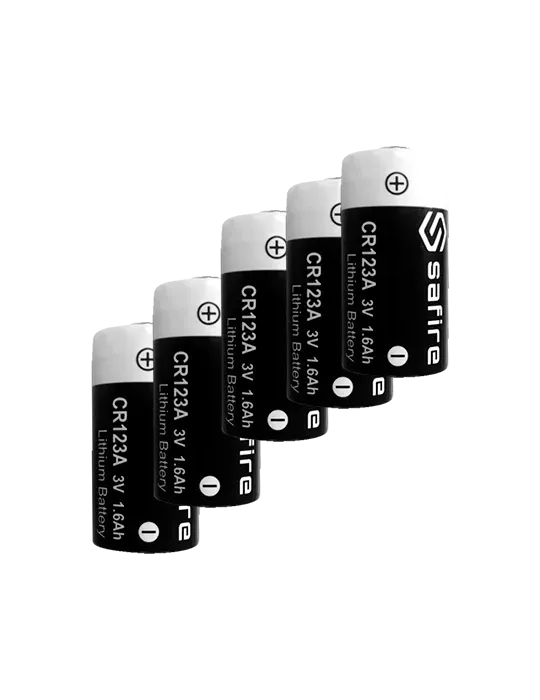 MARCA BLANCA Safire - Pack de pilas CR123A - 50 unidades - Voltaje 3.0