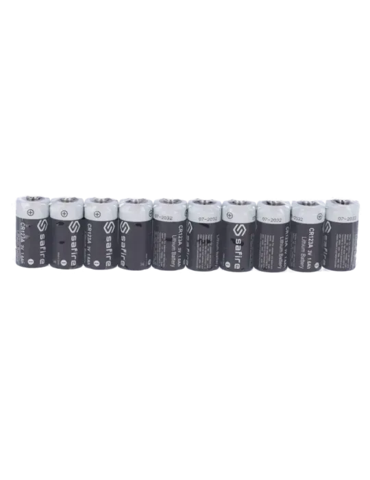 MARCA BLANCA Safire - Pack de pilas CR123A - 50 unidades - Voltaje 3.0