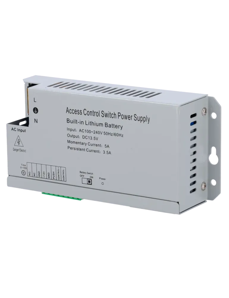 MARCA BLANCA Alimentador para control de acceso - Configurable NO/NC -