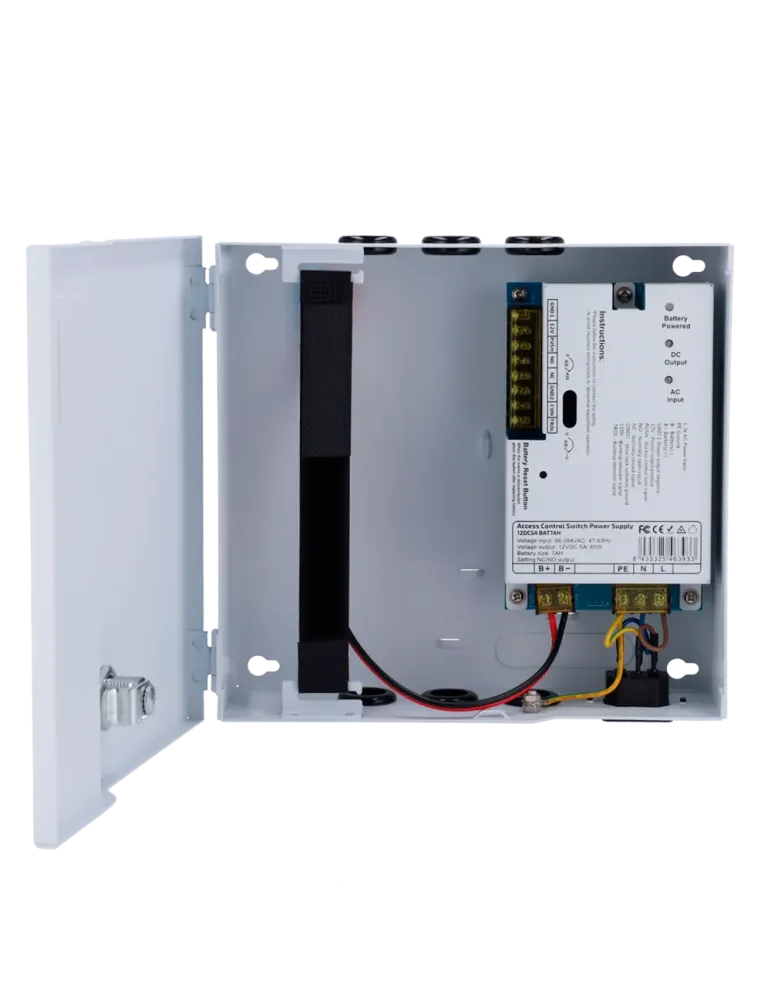 MARCA BLANCA Alimentador para control de acceso - Configurable NO/NC -