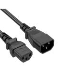 MARCA BLANCA Cable de alimentacion - Para CPU - Conector C13 a C14 - 2
