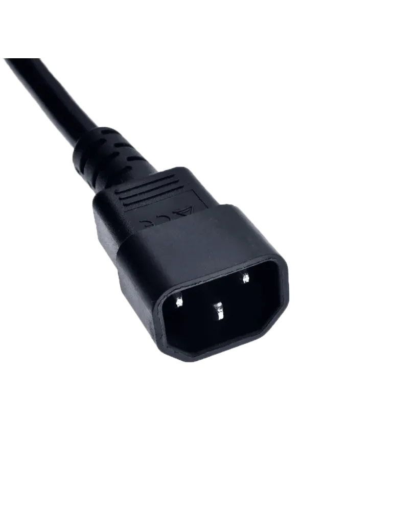 MARCA BLANCA Cable de alimentacion - Para CPU - Conector C13 a C14 - 2