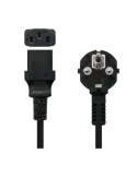 NACIONAL Cable de alimentación - Conector CEE7 macho - C13 hembra - Co