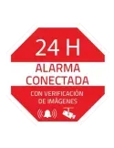 MARCA BLANCA Pegatina de plástico - Serigrafía Alarma conectada - Vini