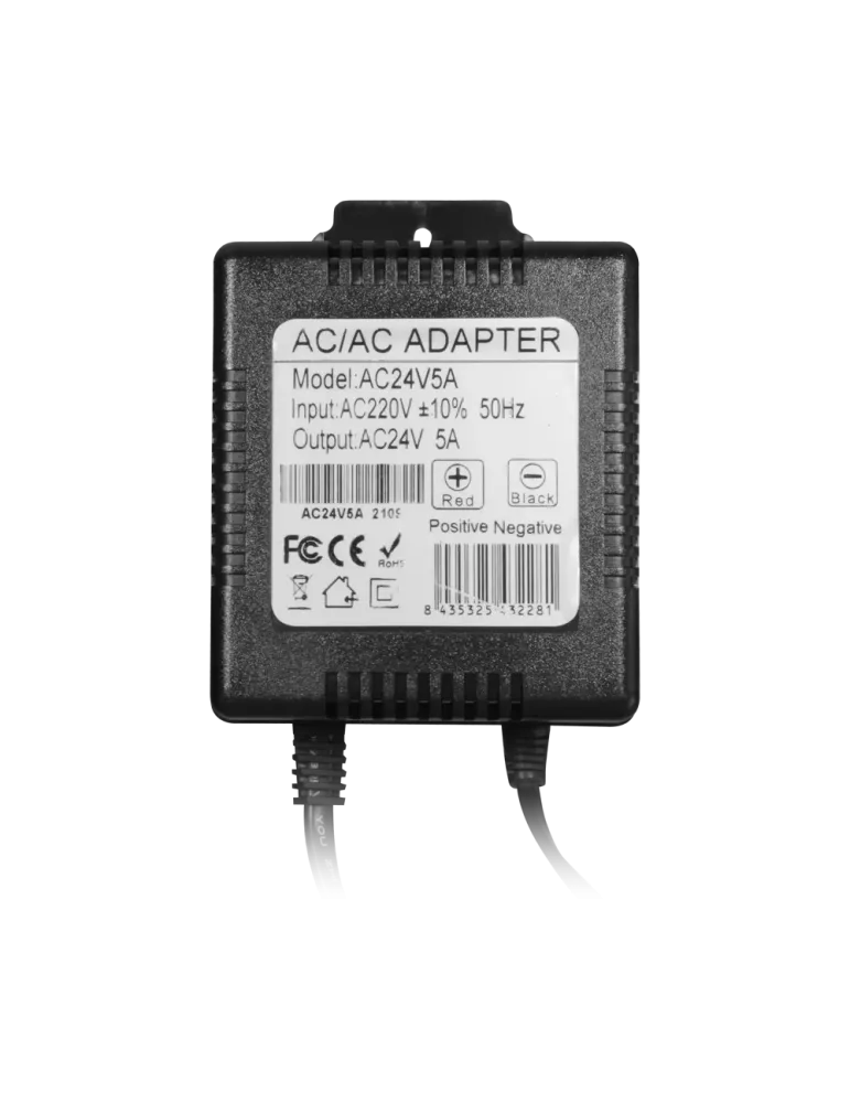 DAHUA Transformador AC/AC - Entrada AC 230 V - Salida AC 24 V 5 A - Lo