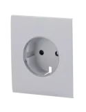 AJAX Tapa central para enchufe inteligente tipo F - Compatible con AJ-
