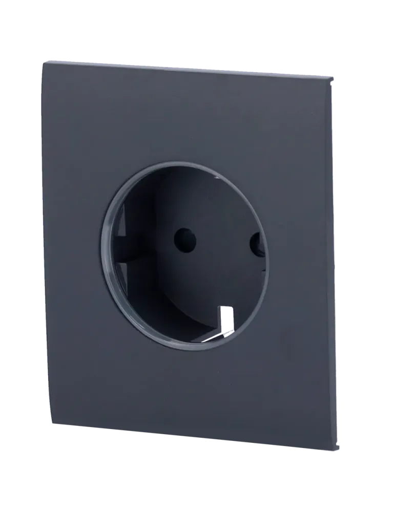 AJAX Tapa central para enchufe inteligente tipo F - Compatible con AJ-