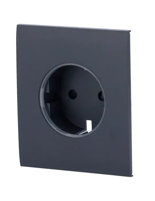 AJAX Tapa central para enchufe inteligente tipo F - Compatible con AJ-