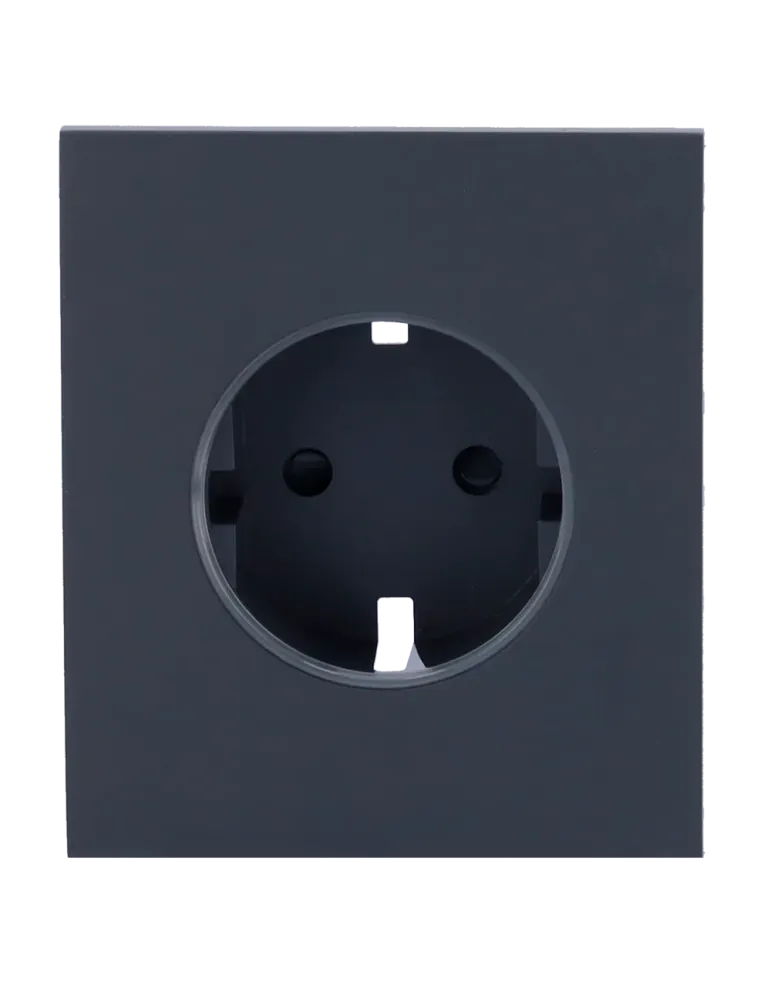 AJAX Tapa central para enchufe inteligente tipo F - Compatible con AJ-