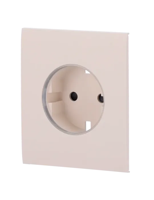AJAX Tapa central para enchufe inteligente tipo F - Compatible con AJ-