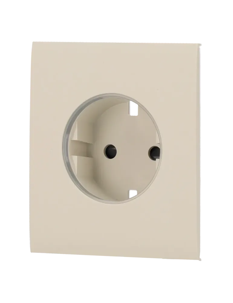 AJAX Tapa central para enchufe inteligente tipo F - Compatible con AJ-