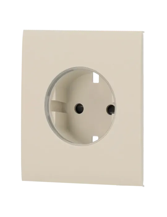AJAX Tapa central para enchufe inteligente tipo F - Compatible con AJ-