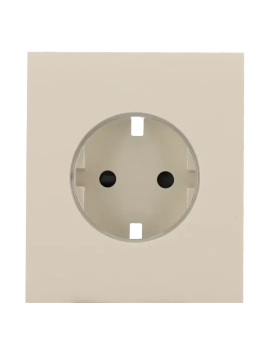 AJAX Tapa central para enchufe inteligente tipo F - Compatible con AJ-