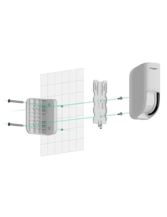 Sensor cortina exterior Ajax, detector de movimiento bidireccional