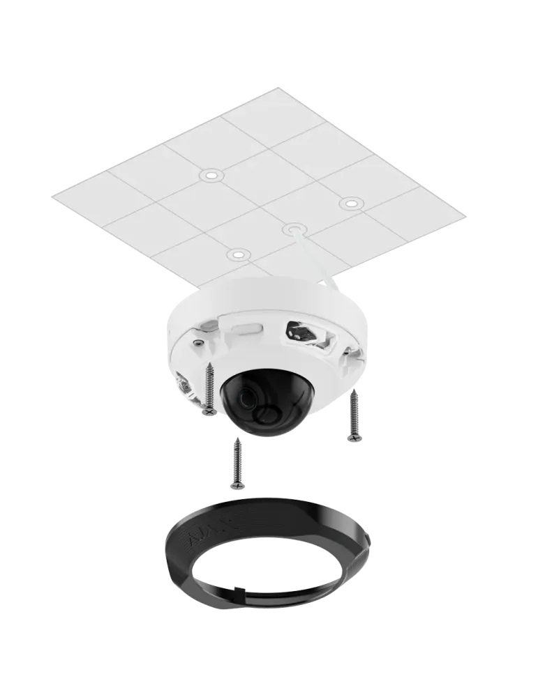 AJAXCCTV Cámara IP 5 Megapixel Ajax - 1/2.8″ Progressive Scan CMOS - L