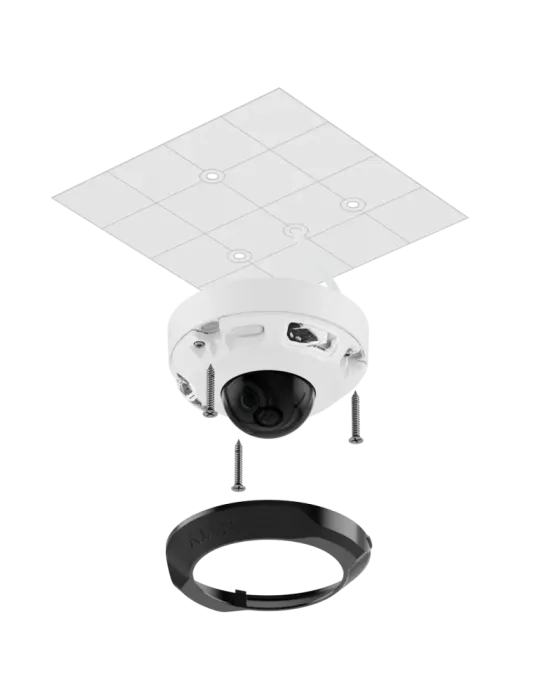 AJAXCCTV Cámara IP 5 Megapixel Ajax - 1/2.8″ Progressive Scan CMOS - L