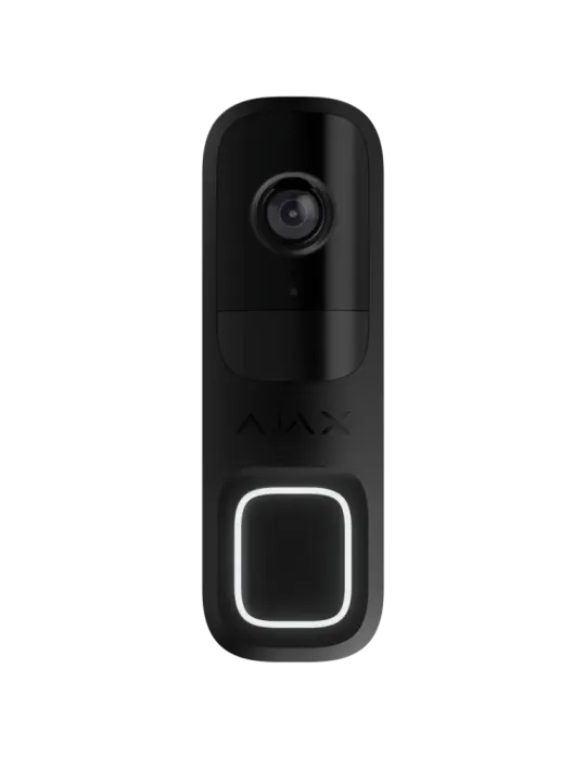 AJAXCCTV Doorbell 4 MP con IA integrada - Detector PIR alcance hasta 4