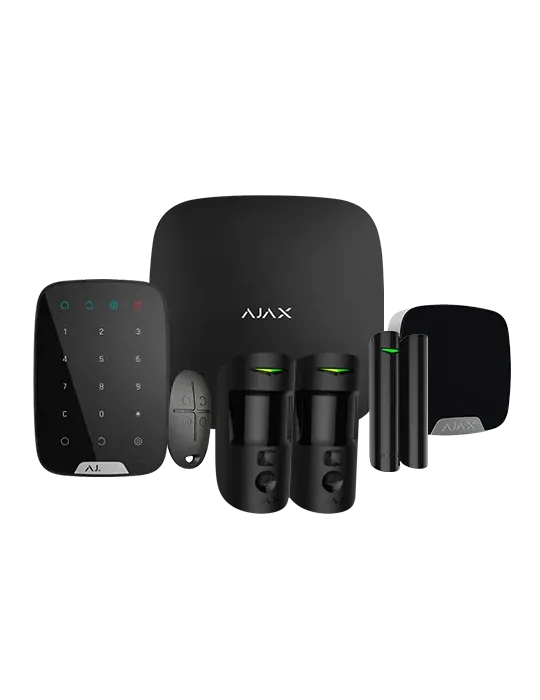 AJ-HUB2KIT-DP-PRO-B — Kit Ajax Hub 2 Profesional Negro · Grado 2 | Seguridad Personal