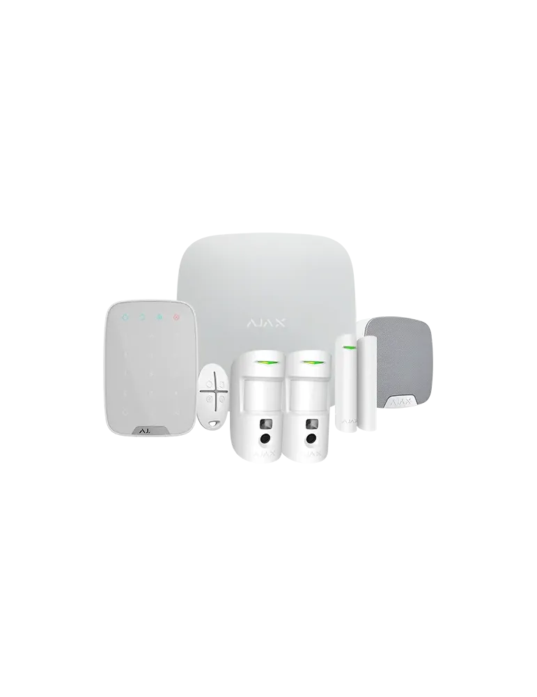 AJ-HUB2KIT-DP-PRO-W — Kit Ajax Hub 2 Profesional Blanco · Grado 2 | Seguridad Personal
