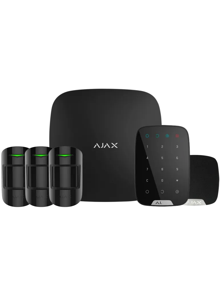 AJAX Kit de alarma profesional - Certificado Grado 2 - Comunicación Et