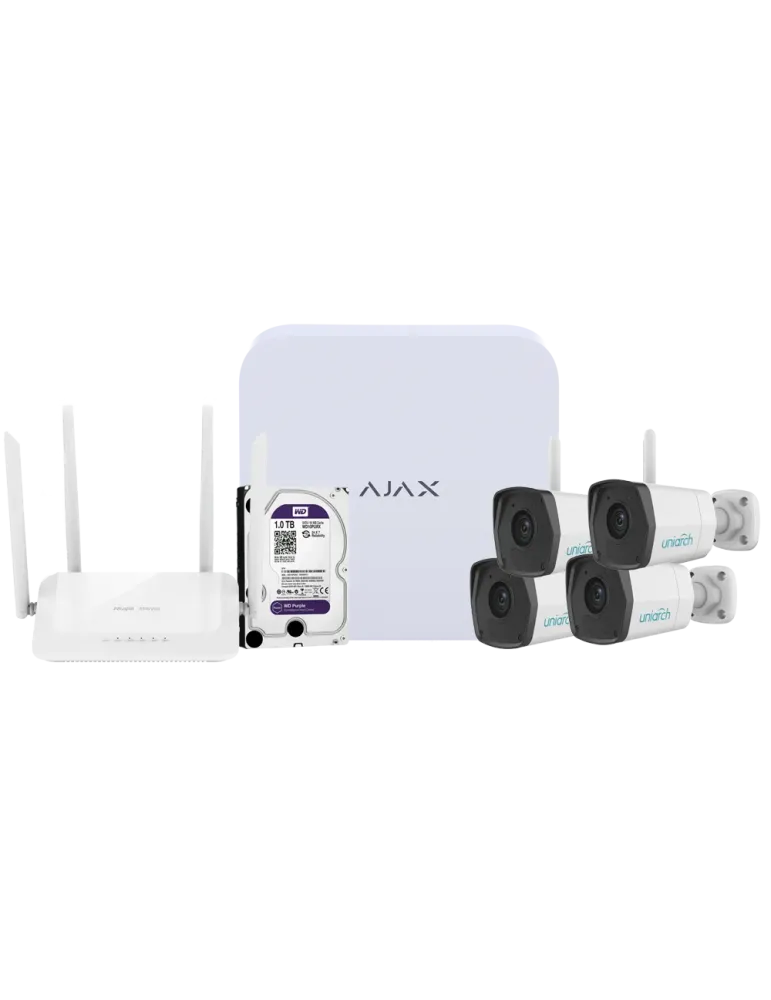 MARCA BLANCA Kit de videovigilancia Ajax - Grabador Ajax de 8 canales