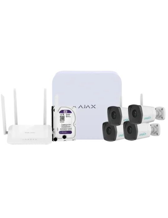 MARCA BLANCA Kit de videovigilancia Ajax - Grabador Ajax de 8 canales
