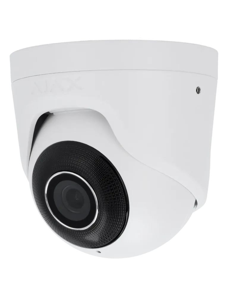 Cámara Turret IP AJAX 8MP Blanco con IA - Descubre la mejor vigilanci