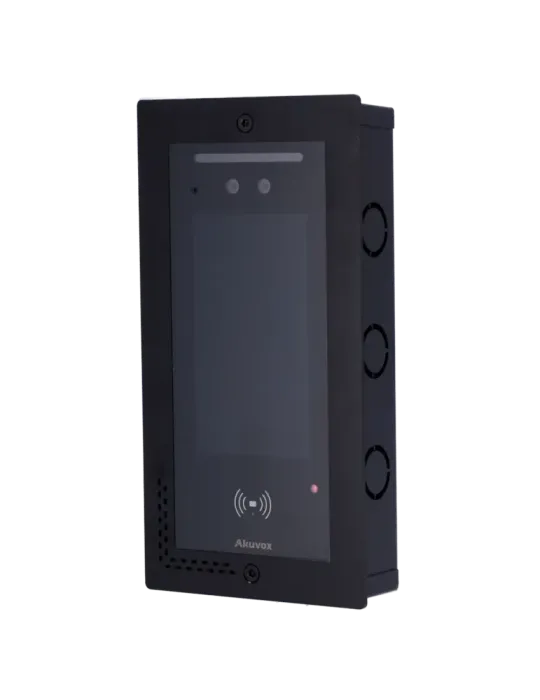 AKUVOX Panel frontal y caja de registro encastrada - Específica para A