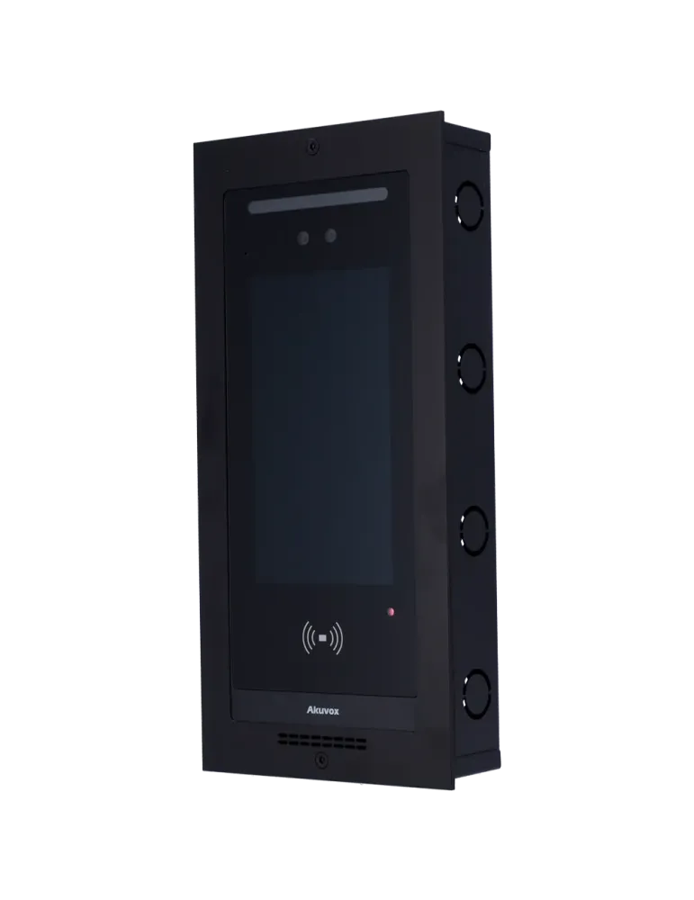 AKUVOX Panel frontal y caja de registro encastrada - Específica para A
