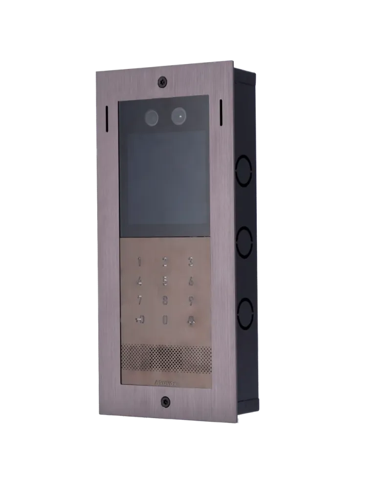 AKUVOX Panel frontal y caja de registro encastrada - Específica para A