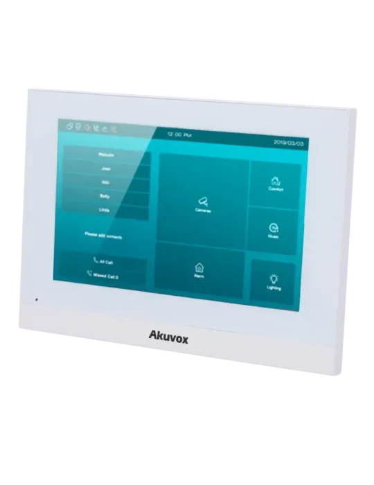 AKUVOX Monitor Linux para videoportero - Pantalla TFT de 7″ - Audio bi