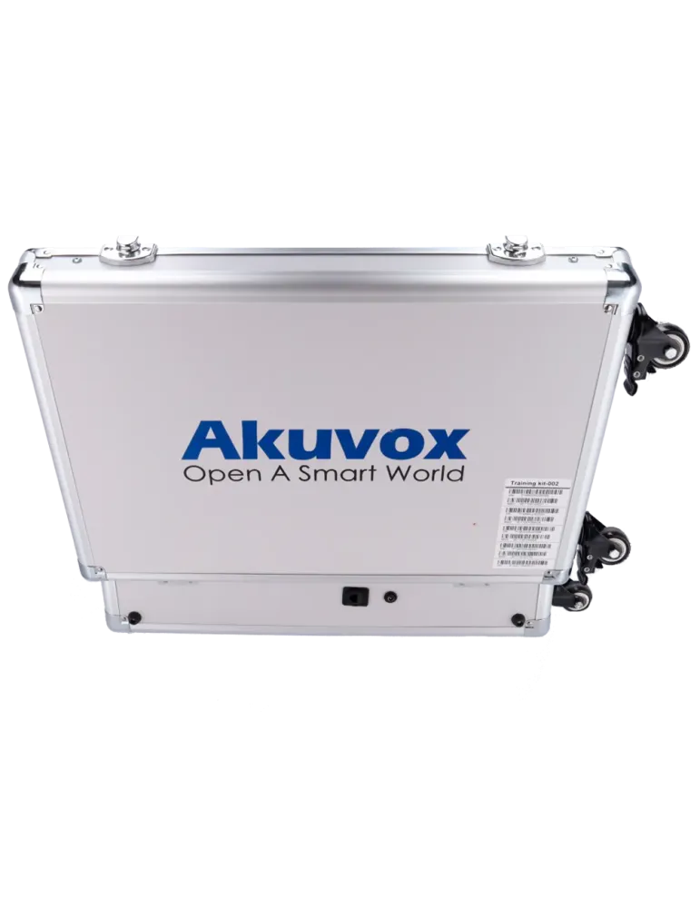AKUVOX Maletín de exposición - Videoporteros Akuvox - Router WiFi y sw