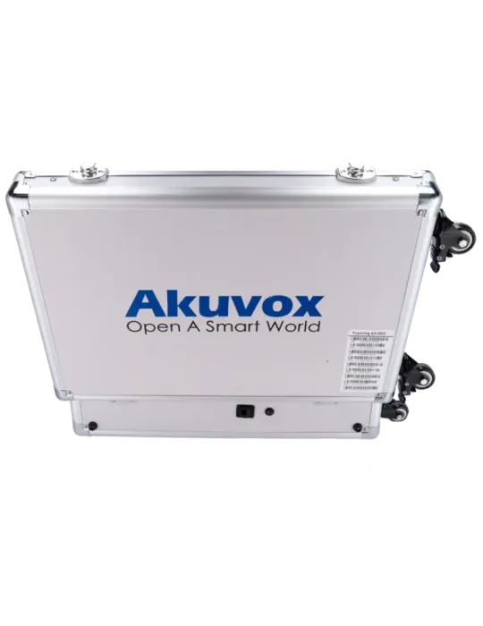AKUVOX Maletín de exposición - Videoporteros Akuvox - Router WiFi y sw