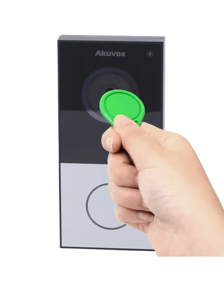 AKUVOX Videoportero IP en superficie - Cámara 2 Mpx | Audio bidireccio