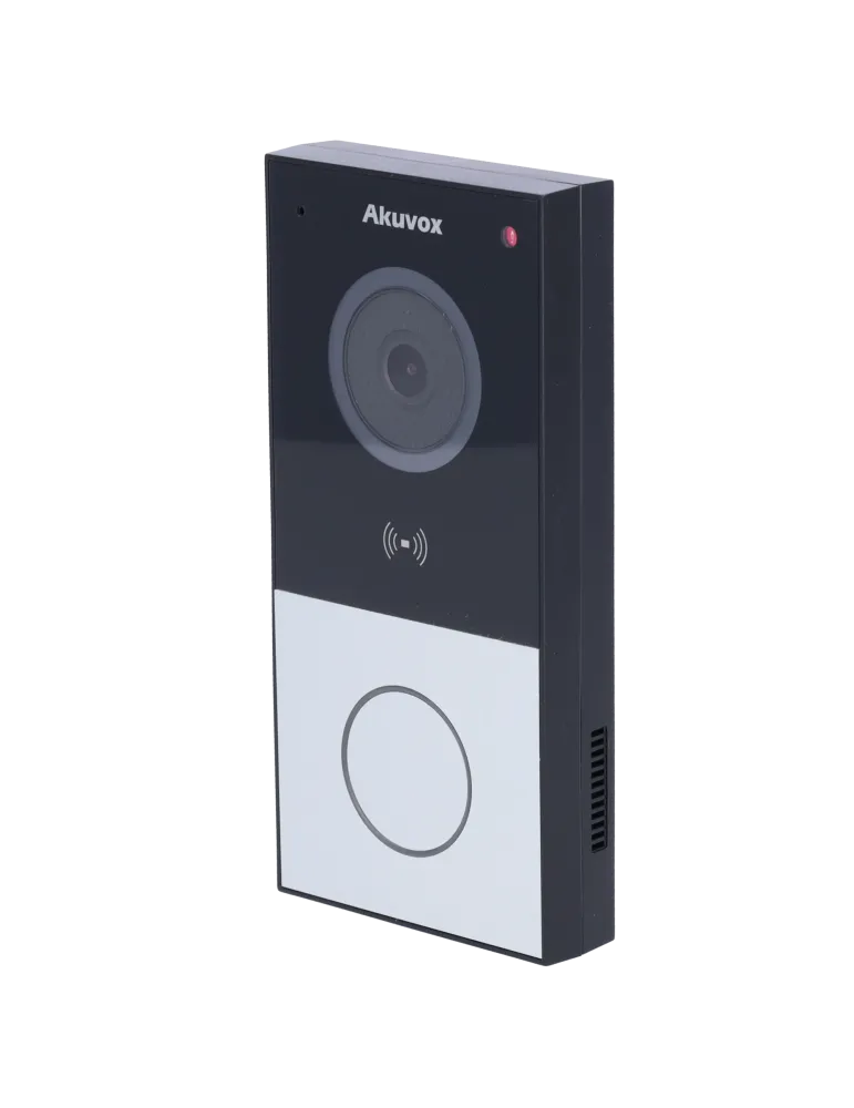AKUVOX Videoportero 2 hilos en superficie - Cámara 2 Mpx | Audio bidir