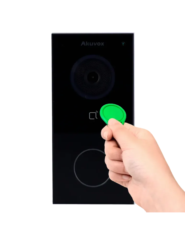 AKUVOX Videoportero IP en superficie - Cámara 2 Mpx | Audio bidireccio
