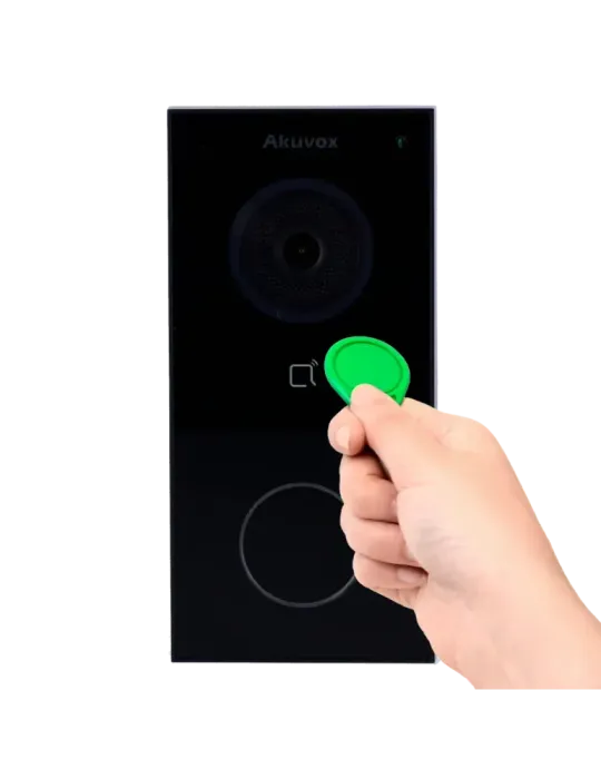 AKUVOX Videoportero IP en superficie - Cámara 2 Mpx | Audio bidireccio